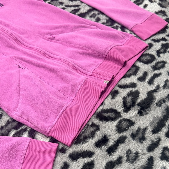 The North Face Magenta Full-Zip Fleece Jacket - Picture 4 of 6